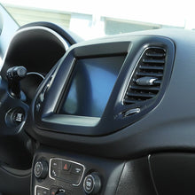 For 17+ Jeep Compass 8.4" Dashboard GPS Navigation Panel Cover Trim Matte Black