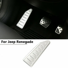 For 2016+ Jeep Renegade Left Foot Rest Pedal Kick Panel Cover Trim Aluminum RT-TCZ