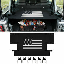 RT-TCZ Car Rear Trunk Shade Cargo Cover Curtain For Jeep Wrangler JK 4Door 07-17 Black