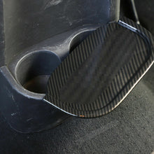 For Jeep Wrangler JK JKU 07-10 Interior Rear Cup Holder Cover Trim Carbon Fiber RT-TCZ