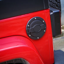 For 2007-2017 Jeep Wrangler JK JKU Fuel Filler Door Gas Lid Tank Cap Cover Trim