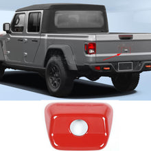 RT-TCZ Rear Tailgate Camera Head Cover Trim Frame For Jeep Gladiator JT 2018+ Red