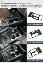 For 2011-13 Jeep Grand Cherokee Center Gear Shift Panel Cover Trim Carbon Fiber RT-TCZ