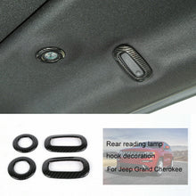 RT-TCZ Rear Reading Light Hook Cover Trim For Jeep Grand Cherokee 16+ ABS