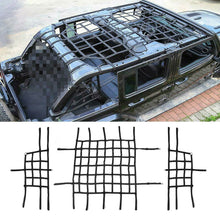 For 2018+ Jeep Wrangler JL 3pcs Roof Hammock Side Cargo Luggage Mesh Rack Net Kit