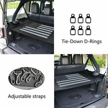 RT-TCZ Car Rear Trunk Shade Cargo Cover Curtain For Jeep Wrangler JK 4Door 07-17 Black
