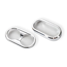 For 2007-2010 Jeep Wrangler JK Gear Shift Trim & Front Water Cup Holder Cover Chrome RT-TCZ