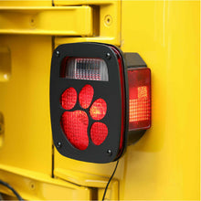 For 1997-2006 Jeep Wrangler TJ Rear Tail Light Guard Taillight Cover Paw Black RT-TCZ