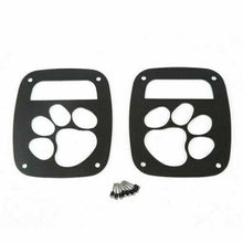 For 1997-2006 Jeep Wrangler TJ Rear Tail Light Guard Taillight Cover Paw Black RT-TCZ
