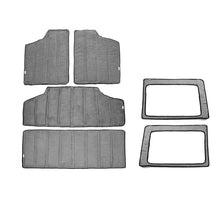 For Jeep Wrangler JK 12-17 Hardtop & Tailgate Window Headliner Heat Sound Insulation