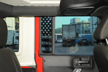 For 2007-2017 Jeep Wrangler JK JKU Black Rear Door Window Glass Sticker Trim Decor RT-TCZ