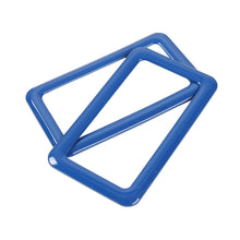 For 1997-06 Jeep Wrangler TJ 2x Car Door Handle Bowl Trim Panel Decor Cover RT-TCZ