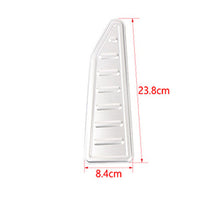 For 2016+ Jeep Renegade Left Foot Rest Pedal Kick Panel Cover Trim Aluminum RT-TCZ