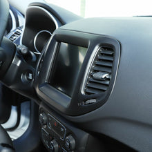 For 17+ Jeep Compass 8.4" Dashboard GPS Navigation Panel Cover Trim Matte Black