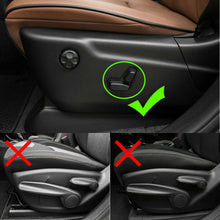 For  2011+ Jeep Grand Cherokee 4x Seat Adjustment Switch Button Decor Cover Trim RT-TCZ