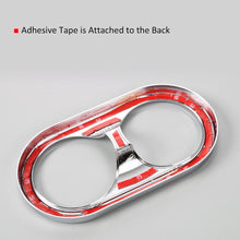 For 2007-2010 Jeep Wrangler JK Gear Shift Trim & Front Water Cup Holder Cover Chrome RT-TCZ