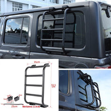 RT-TCZ Rear Window Extension Climbing Ladder Fit for Jeep Wrangler JL 2018+ Aluminum Alloy