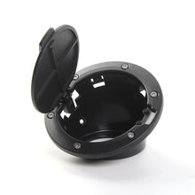 For 2007-2017 Jeep Wrangler JK Metal Car Door Gas Cap Tank Fuel Filler Cover Black RT-TCZ