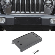 RT-TCZ Front License Plate Mounting Bracket Holder For 2018+ Jeep Wrangler JL & Gladiator JT