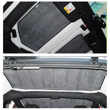 For Jeep Wrangler JK 12-17 Hardtop & Tailgate Window Headliner Heat Sound Insulation