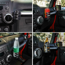 RT-TCZ Water Cup Holder Bracket Trim for Jeep Wrangler JK Rubicon 11-17 Car Accessories