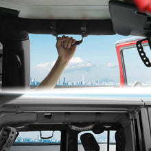 RT-TCZ Black Top Roll Bar Grab Handles Grip for Jeep Wrangler YJ TJ JK JK JL 4-Door