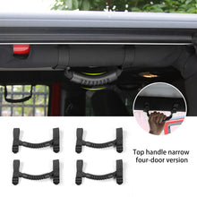 For Jeep Universal 4-Door Top Roll Bar Grab Handles Grip Black