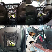Universal Car Seat Storage Mesh Organizer Cargo Net Hook Pouch Holder for Purse Phone Bag RT-TCZ