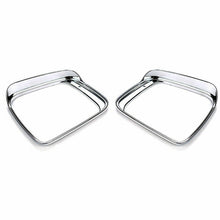 For  2011+ Jeep Grand Cherokee Rearview Mirror Rain Eyebrow Frame Trim Chrome 2pcs RT-TCZ
