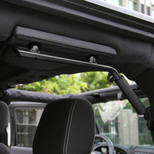 For 2007-2017 Jeep Wrangler JK JKU 4 Door Aluminum Front & Rear Top Grab Handles Solid Bars RT-TCZ