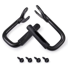 For 1997-2007 Jeep Wrangler TJ Top Grab Handles Front Grab Bars Hard Solid Steel Black 2pcs RT-TCZ