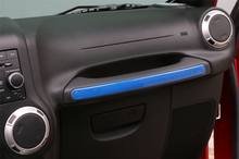 RT-TCZ 21pcs Interior Decor Trim Full Set Cover Panel For Jeep Wrangler JK 2011-2017 Blue Accessories