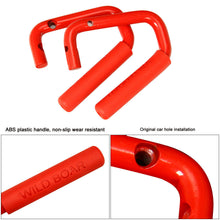 For Jeep Wrangler JK 2007-2017 Front Grab Bar Handles Sport Bars Aluminum alloy Red