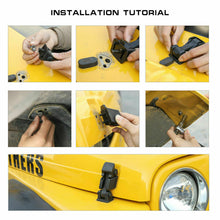 For 1997-2006 Jeep Wrangler TJ Locking Hood Latch Catch Latches & Bracket Parts 2PCS RT-TCZ