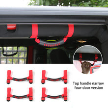 For Jeep Wrangler CJ YJ TJ JK JK JL Top Roll Bar Grab Handles Grip Wide 4PCS