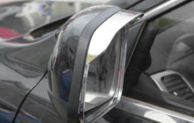 RT-TCZ 2x Rearview Mirror Rain Eyebrow Frame Trim for Jeep Grand Cherokee 2011+ Chrome