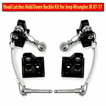 For 2007-2017 Jeep Wrangler JK JKU Hood Catch Lock Latch Bracket Holder Cover