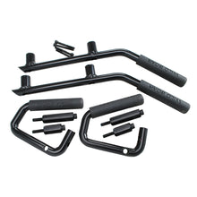 For 2007-2017 Jeep Wrangler JK JKU 4 Door Aluminum Front & Rear Top Grab Handles Solid Bars RT-TCZ