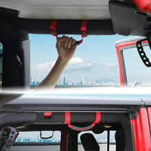 RT-TCZ Top Roll Bar Grab Handles Grip Wide For Jeep Wrangler CJ YJ TJ JK JK JL 4PCS