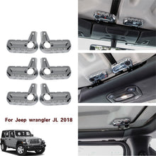 For Jeep Wrangler JL JLU 2018+ Chrome Car Roof Disassembly switch knob trim Cover