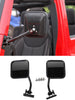 For Jeep Wrangler TJ LJ JK JKU Side Mirrors Quick Release Doors Off Mirrors, Textured Black RT-TCZ