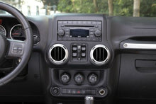 RT-TCZ 5X Air Conditioner Audio CD Switch Knob Trim for 2011-17 Jeep Wrangler JK/ Compass 2010-2016 Patriot